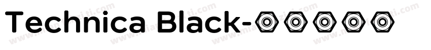 Technica Black字体转换